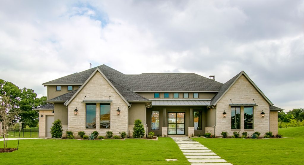 transitional home builder north texas