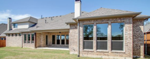 custom home in flower mound