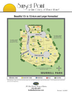 Sunset Point Lot Status Map